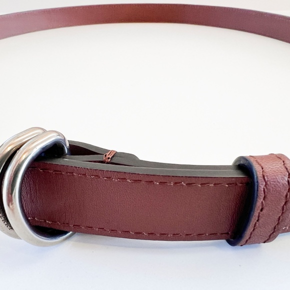 Burberry Double D Ring Brown Wraparound Leather Belt main image 5